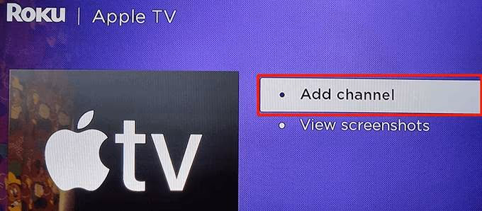 Add Apple Tv Channel Via Roku Streaming Device 1