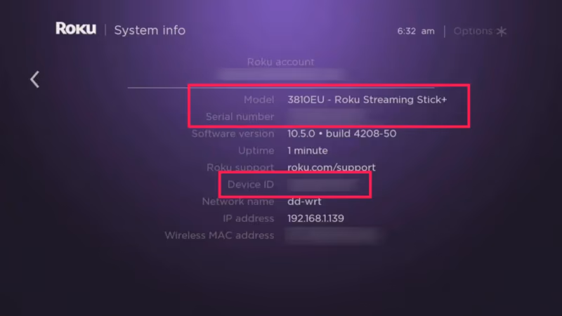 Check Your Roku Model