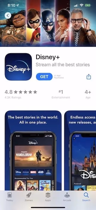 Download Disney+ App