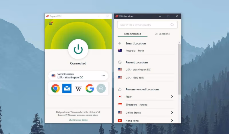 Expressvpn And Connect To A U.s. Based Server