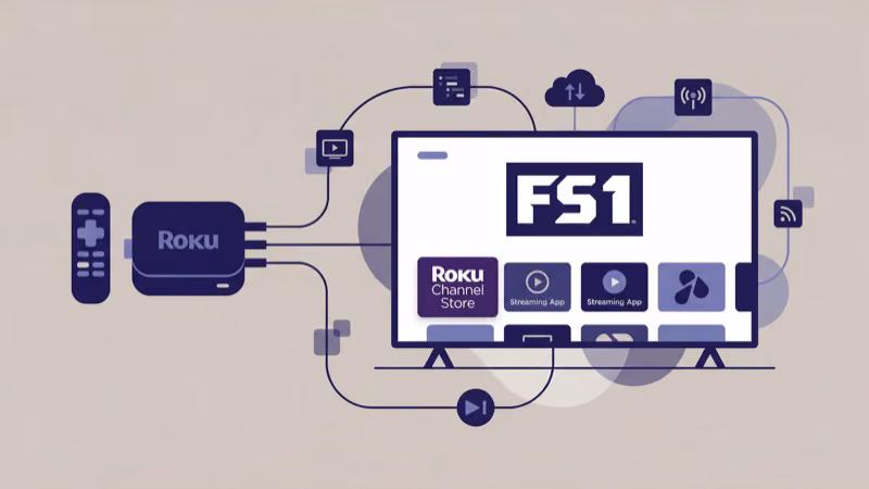 Streaming services carrying FS1 on Roku with pricing comparison