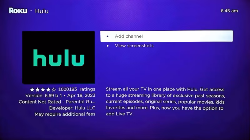 Roku Hulu