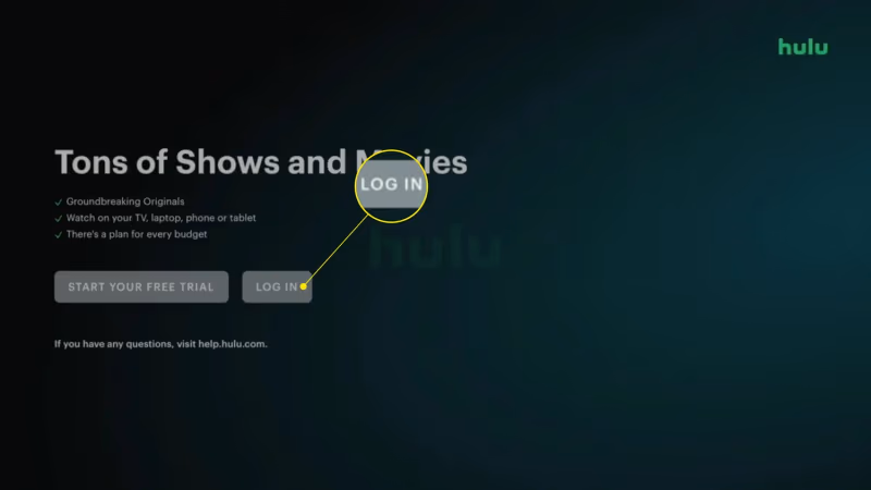 Hulu App Log In