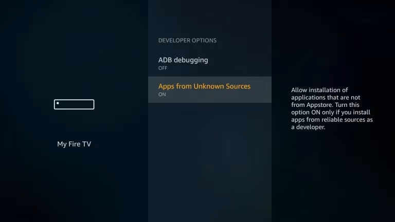 Firestick Enable Apps From Unknown Sources