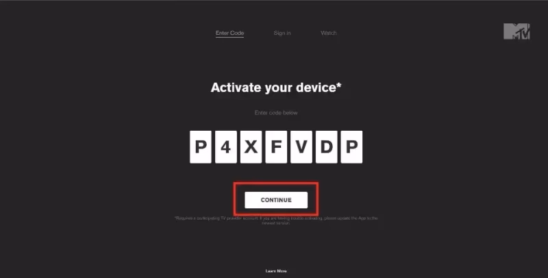 Activating Mtv App On Fire Tv 3