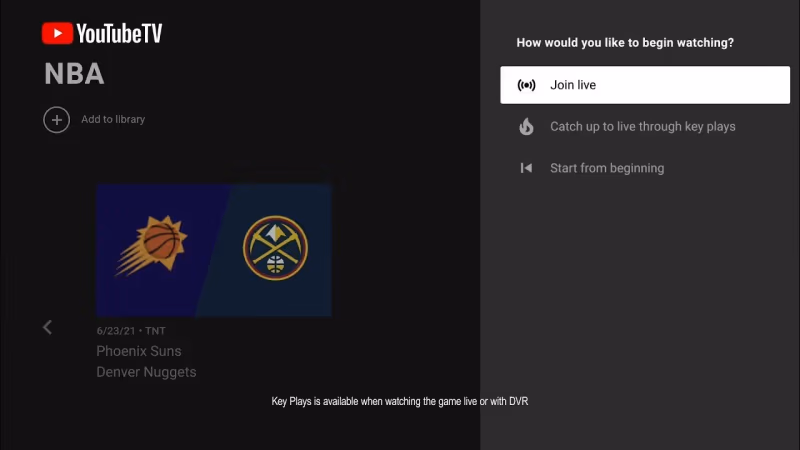 Youtube Tv Nba Live