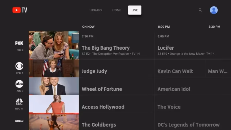 Youtube Tv Live