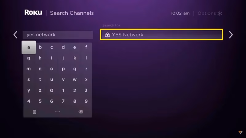 Roku Yes Network Add Channel 1