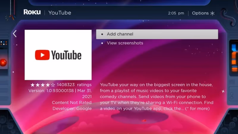Get The Youtube App On Roku 3