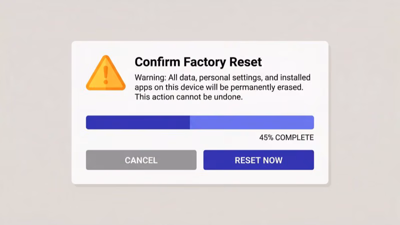 Factory reset Fire TV Stick settings menu to fix YouTube TV not working